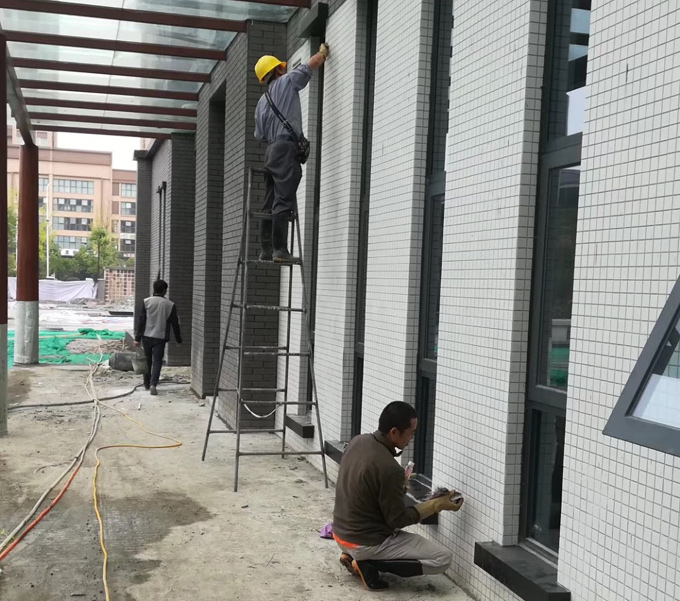 新樓盤新建筑外墻清洗、建筑清洗工作